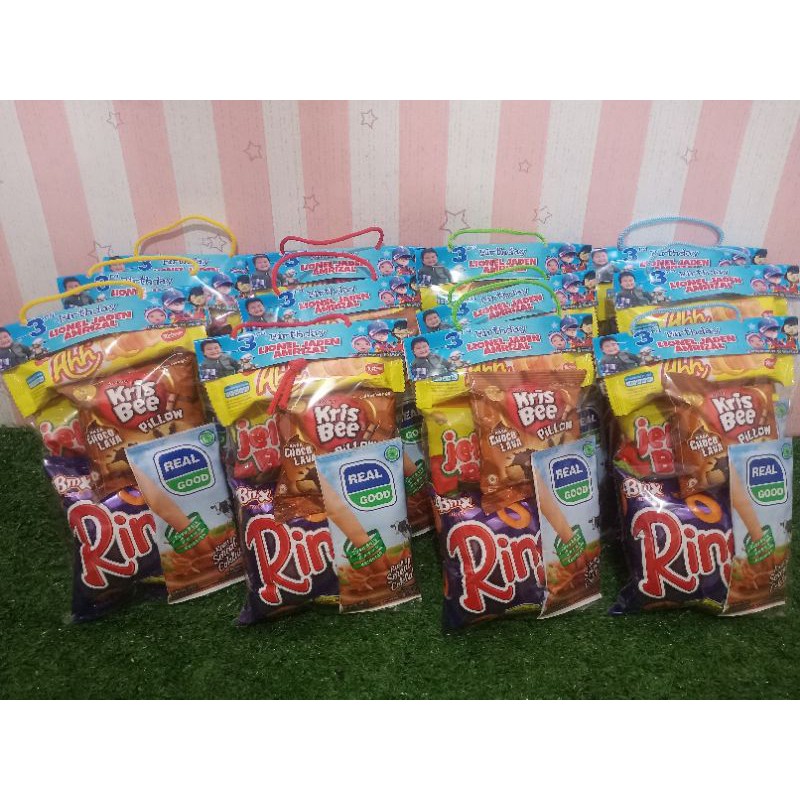 Paket Snack ultah / bingkisan snack ultah / goodibag snack/ snackultahmurah