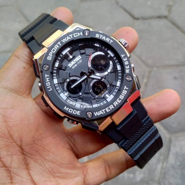 Jam tangan pria sporty rubber original