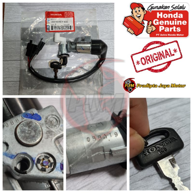 Kunci Kontak Assy KEV SUPRA X FIT LAMA ORI Original AHM - 35010KEV650