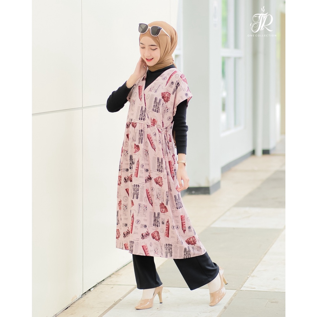 MIDI DRESS RAYON CLASSIC DAN EUROPE motif paris katun PREMIUM homedress nyaman adem GAMIS MIDI DASTER