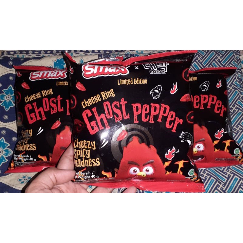 

SMAX Snack Cheese Ring Ghost Pepper 40gr