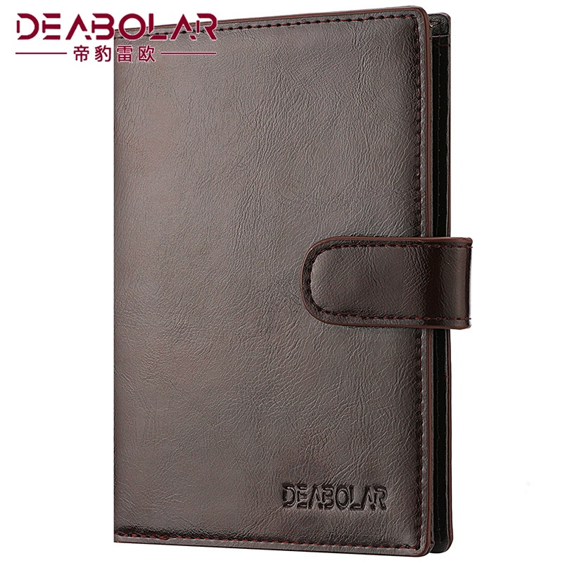 ORIGINAL DEABOLAR DOMPET TRAVEL PASPOR KARTU UANG BESAR KULIT KILAT LILIN SINTETIS K3247