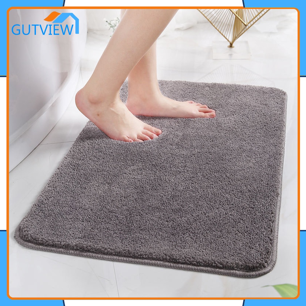 Jual Warna Solid Lantai Tikar Karpet Kamar Mandi Premium Bathroom Mat Keset Kamar Mandi Tidur ...