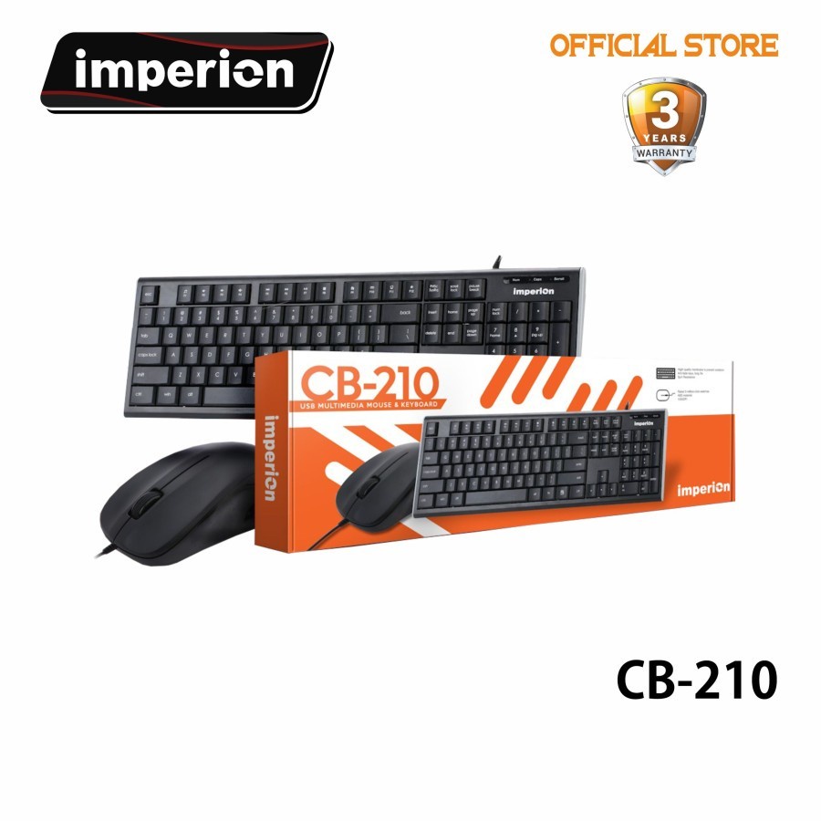 Imperion CB-210 USB Multimedia Keyboard Mouse