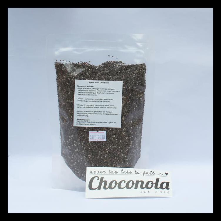 

Choconola Organic Chia Seed 250G (Chiaseed 250 Gr Gram / 250Gr) Terpercaya