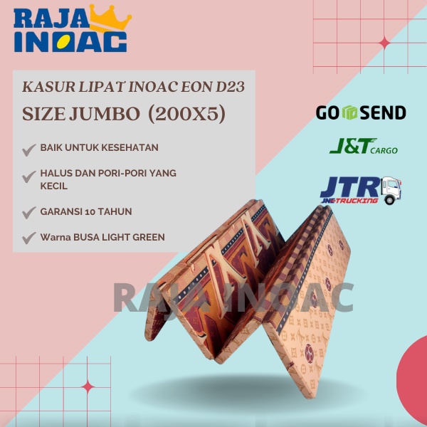 KASUR BUSA LIPAT INOAC EON D23 200X5 ORIGINAL INOAC GARANSI 10 TAHUN - RAJAINOAC