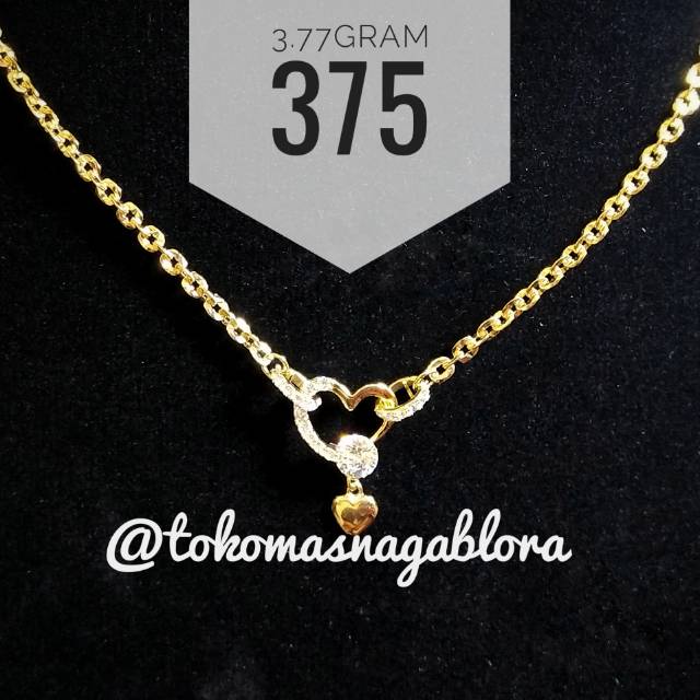 KALUNG HOLLO VARIASI EMAS SETENGAH TUA