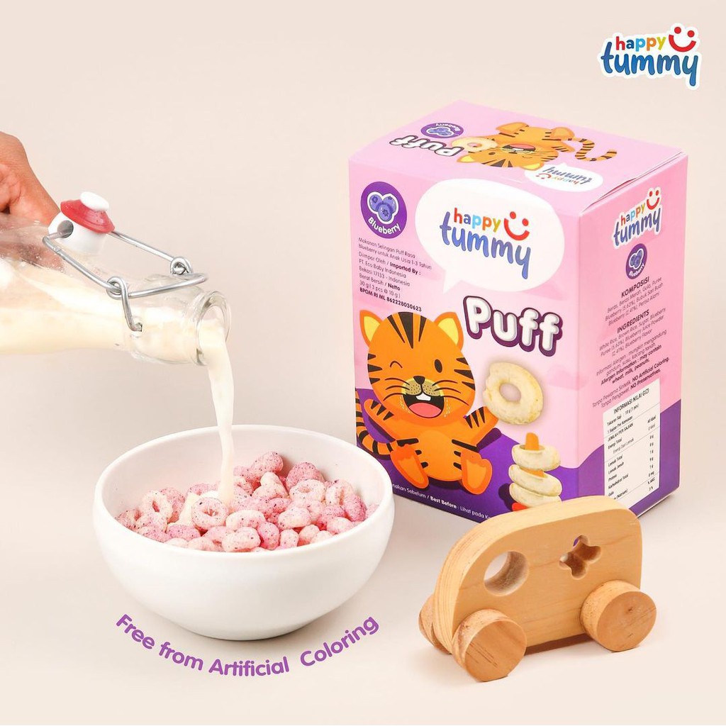 Castle - Happy Tummy Puff - Cemilan Bayi - Rice Crackers