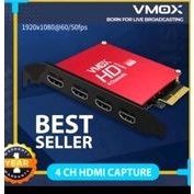 VMOX CAPTURE HDMI 4 INPUT 1080P LIKE NEW Support VMIX OBS WIREcest