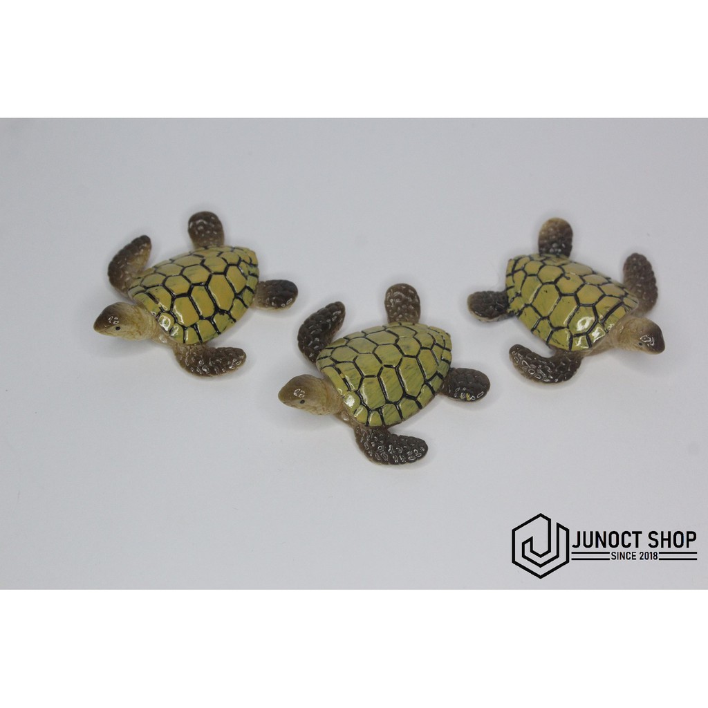 Figure Hewan Kura-Kura Penyu Terrarium Resin Miniatur Aquascape Maket Aksesoris Dekorasi