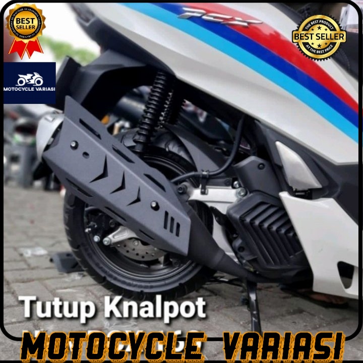 cover tutup knalpot NEW PCX 160 model transformer