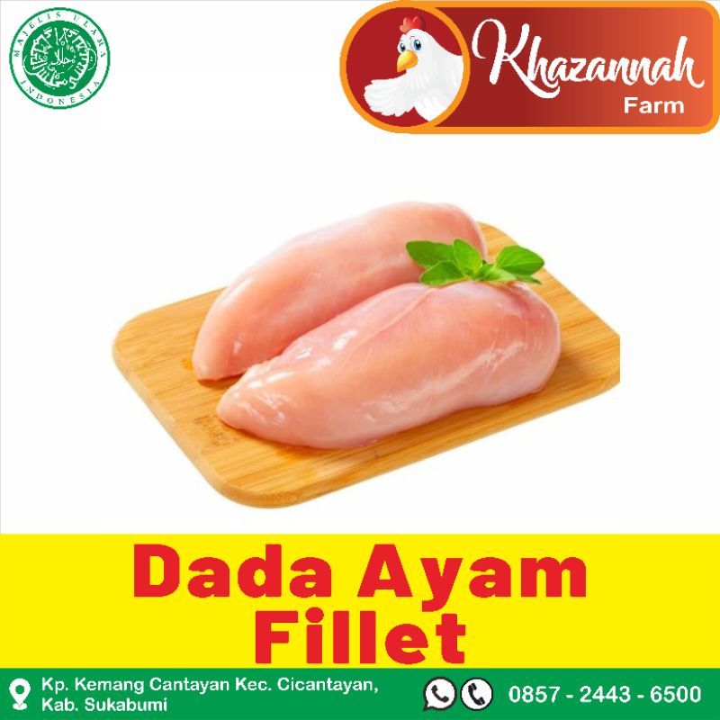 

daging ayam fillet dada ayam bonless segar 1 kg / ayam segar