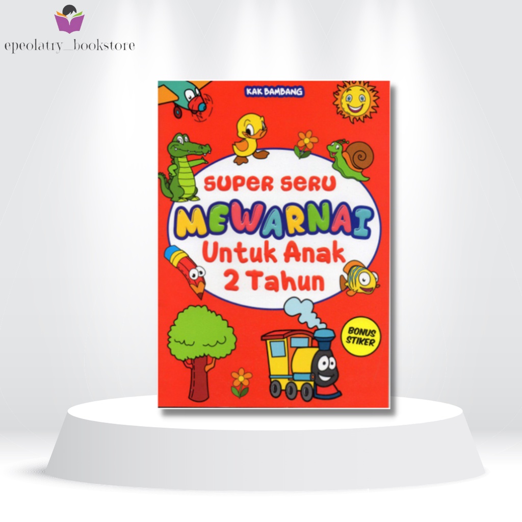 BUKU SUPER SERU MEWARNAI UNTUK ANAK 2 TAHUN