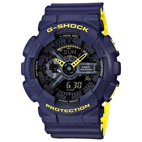 Jam Tangan Pria G-SHOCK Black Gold GA110 Series Waterproof Watch