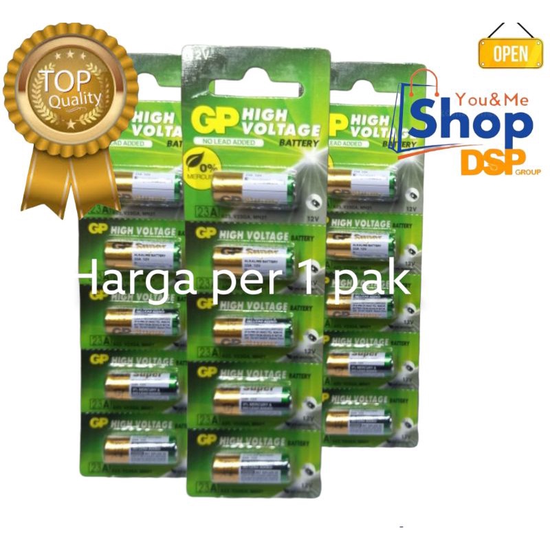 Battery GP 23 A Battery GP Ultra Alkaline Batre Remote mobil/Remote motor