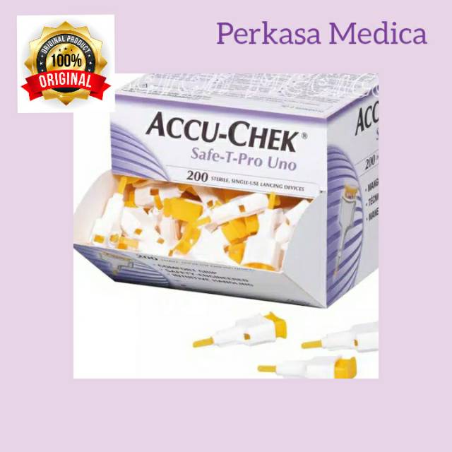 ACCU CHEK SAFE T PRO UNO ISI 200 Lancet Accu Check