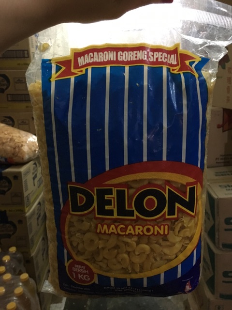 Delon Makaroni Rebus / Makaroni Bantet / Makaroni Kuning 1 kg / Makaroni Biru 1kg / Delon Biru 1 kg