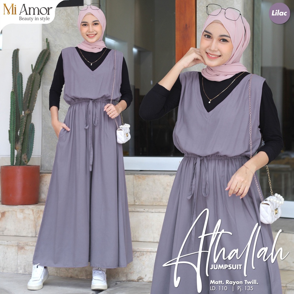 Athalah Jumpsuit Wanita Original Produk By Mi Amor