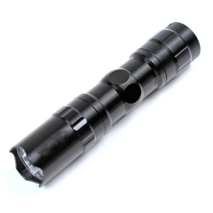 (COD) Senter Mini Police Swat 3w LED Cree 3w Waterproof Swatt Free Batre