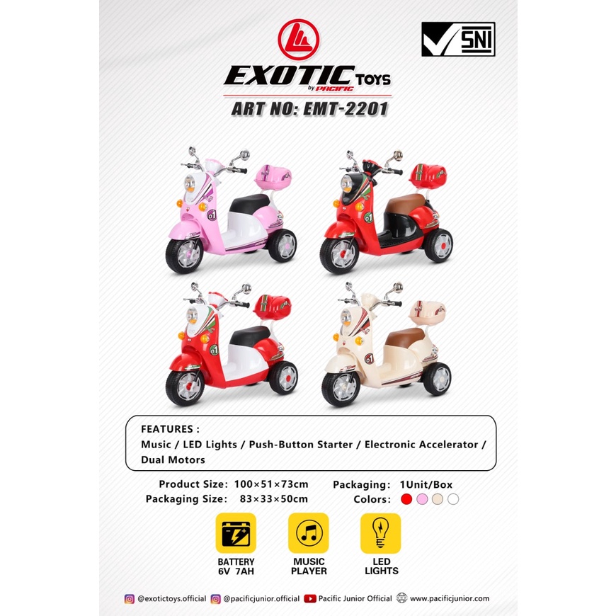 MOTOR AKI EXOTIC EMT 2201 SCOOPY