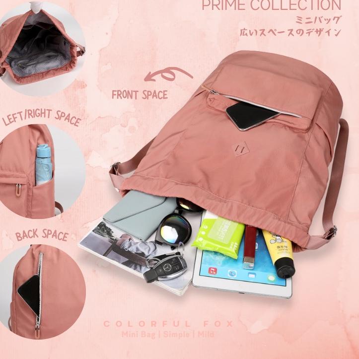 Bagus Dipakai.. COLORFUL FOX 8536 Tas Ransel Wanita Backpack Wanita Remaja Tas Anti Air WATCHKITE BA