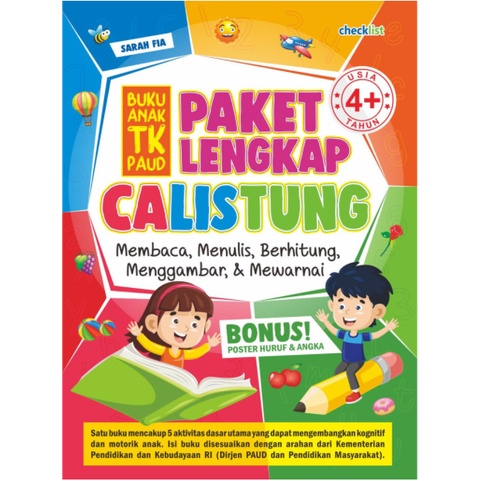 Buku Anak Paket Lengkap Calistung Buku Anak TK Paud