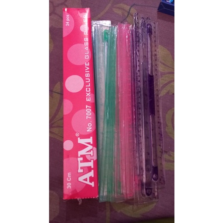 

(370gr) 1pak penggaris ATM 30cm isi 24pcs