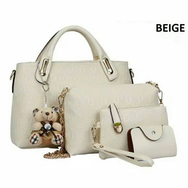 1722 Handbag 4in1 Wanita, Tas Batam, Tas Import Wanita