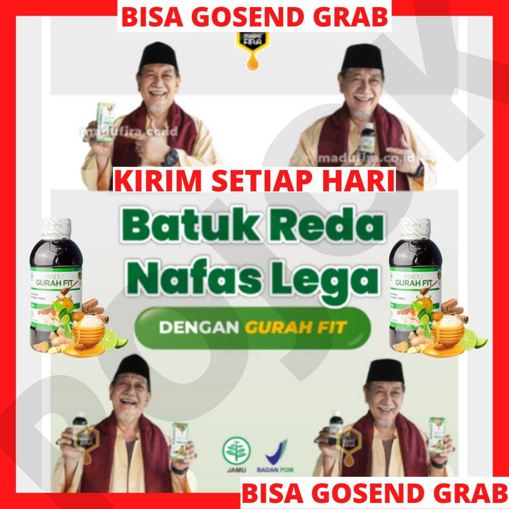 [PROMO] Madu GURAH FIT Asli Original Ori Obat Sakit Batuk Berdahak Kering Asma, Sesak Nafas, Ganggua