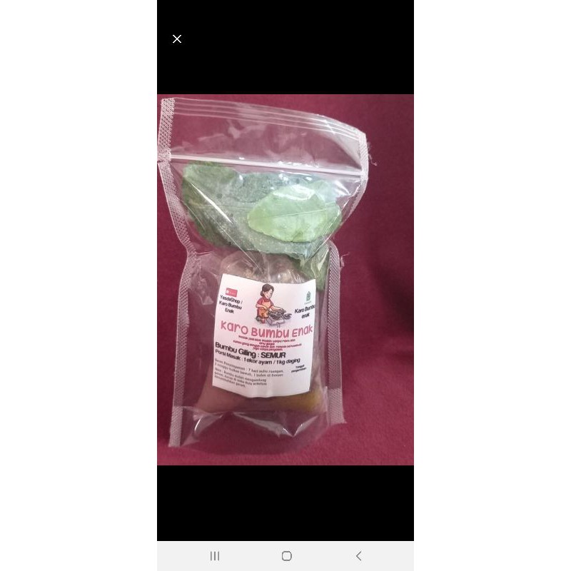 

Bumbu Halus Semur Daging/Ayam/ Tahu/Telur..Bumbu Giling Semur Enak