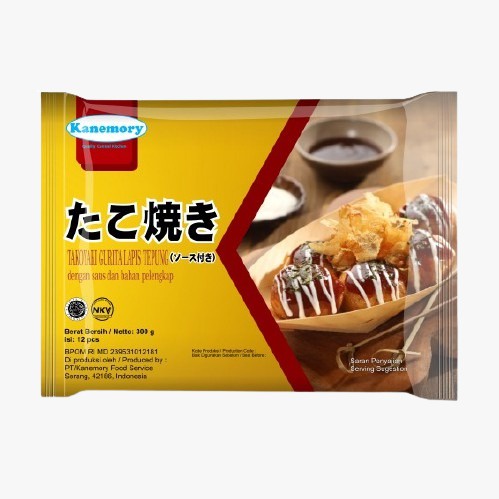 Kanemort Takoyaki Gurita Lapis Tepung 300 gr