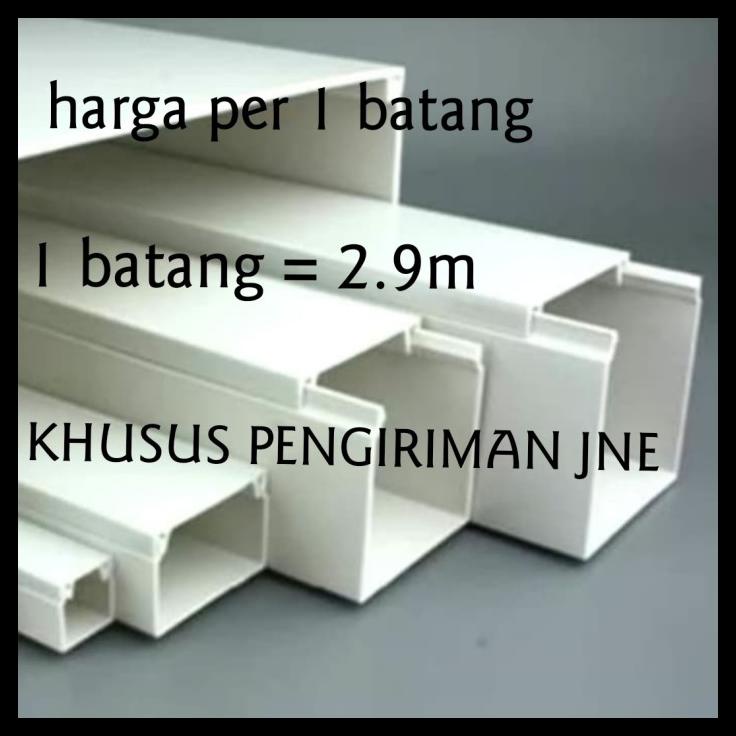 Kabel Duct 25X25 2.9Meter/Cable Duct/Trunking/Protektor/Wiring Duct