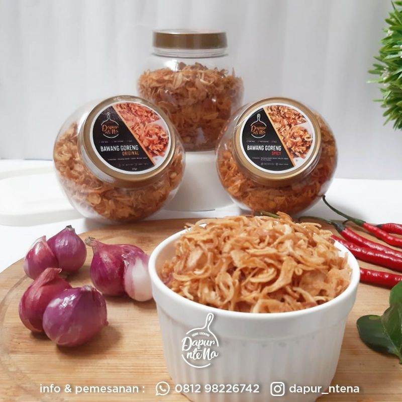 

Bawang Goreng dapur_ntena 120gr. Kemasan Toples