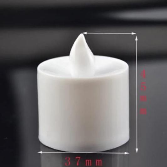 Lampu Lilin Elektrik Led Tanpa Api Mini Menyala Warna Natal - Pink