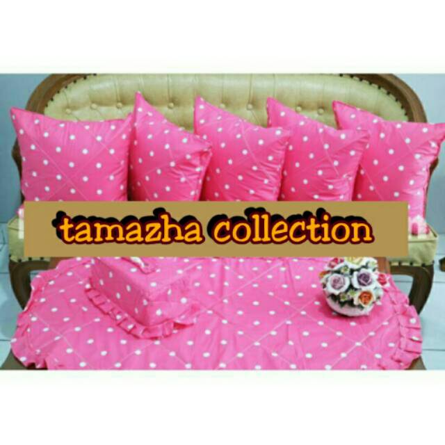 SOFA, GKM, HOME SET, SARUNG KURSI MAKAN, GORDEN, SPREI, BED COVER *DOTTY CANTIK*