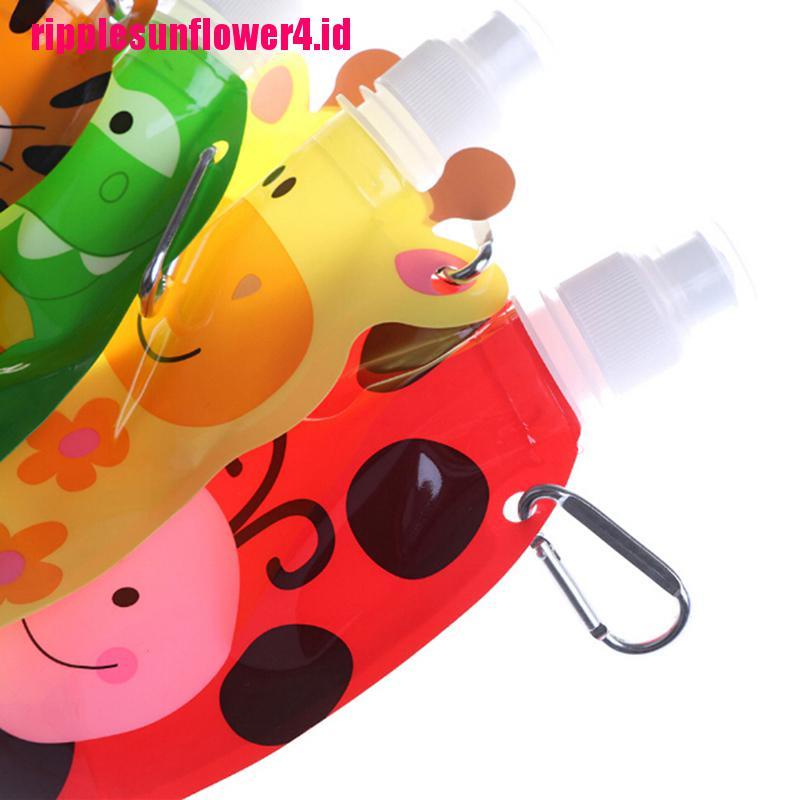 Botol Air Minum Lipat Motif Kartun Ukuran 360ml
