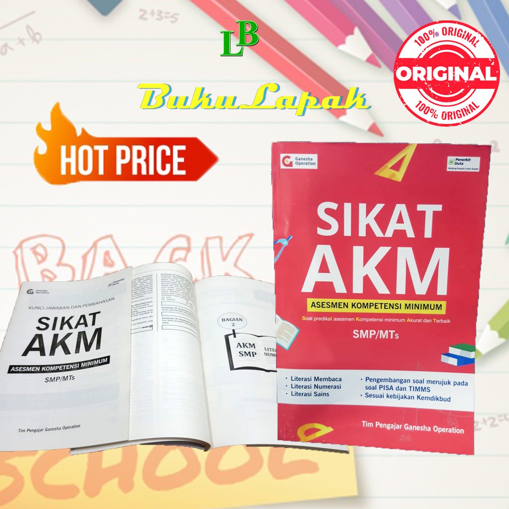 BUKU AKM SMP Asesmen Kompetensi Minimum SIKAT AKM JAMINAN