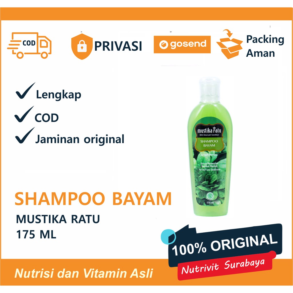 Mustika Ratu Shampo Bayam 175ml