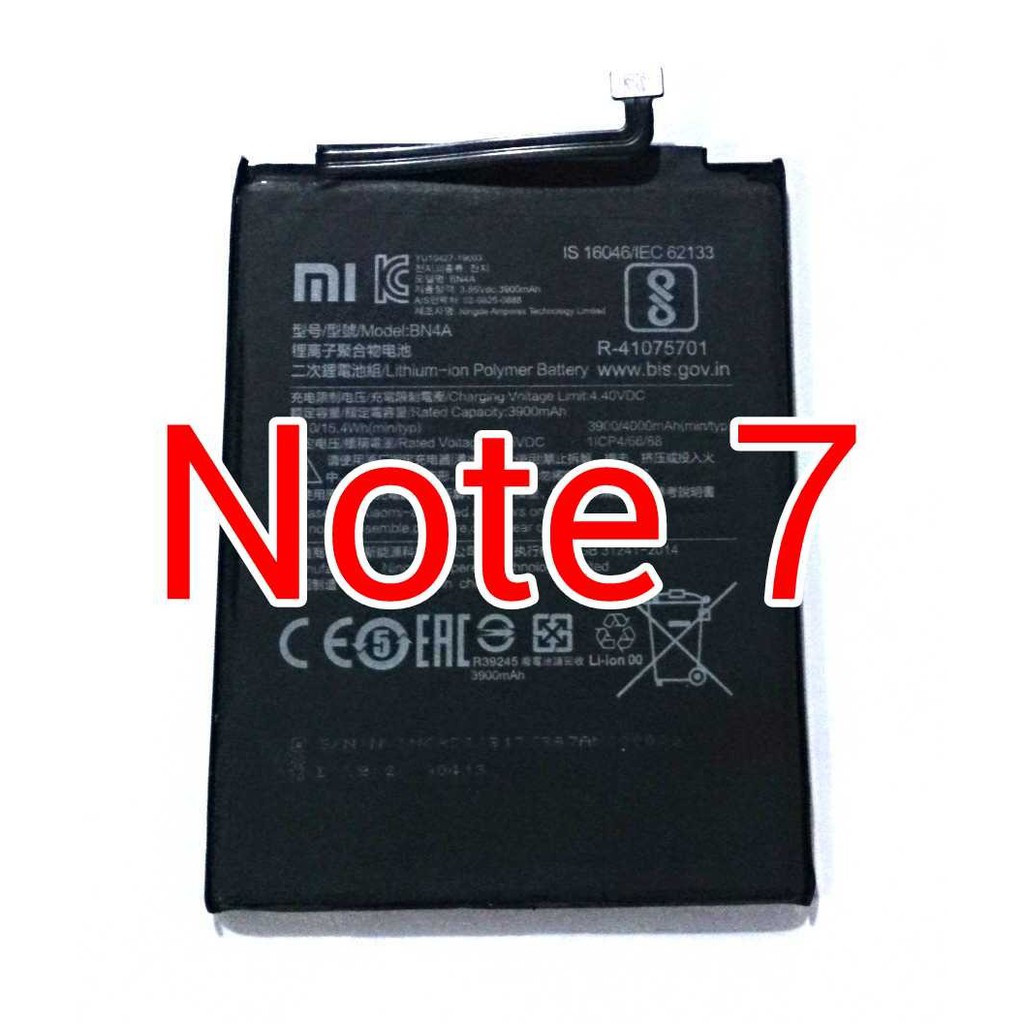 Batre Batrei Batrai Original Copotan - Xiaomi Redmi Note 7 - BN4A