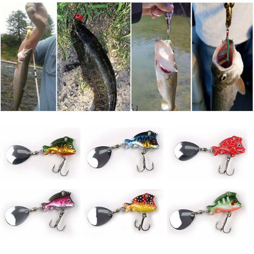 Preva 17g Umpan Keras Logam Berputar Payet Sequin Lure Spinning Lure Umpan Palsu Air Tawar