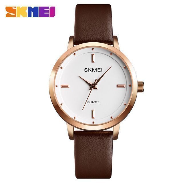 SKMEI 1457 Jam Tangan Wanita Analog Tali Kulit WATCHKITE WKOS