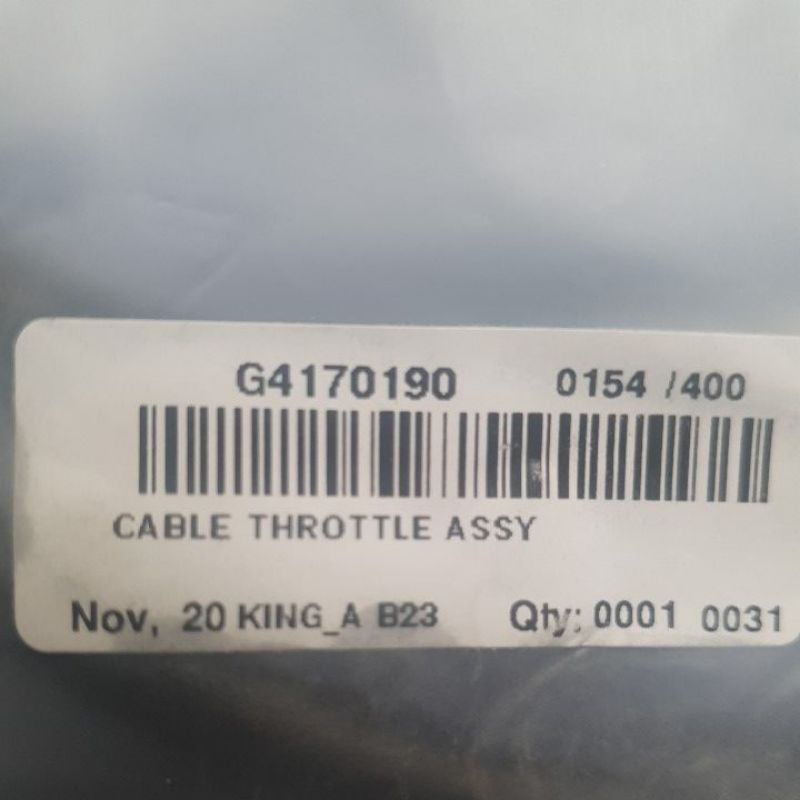 Kabel Gas King Kargo TVS (without TPS)