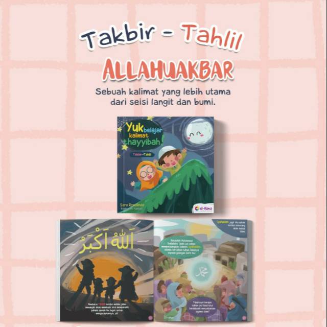 [El Hana] Yuk, Belajar Kalimat Thayyibah (1 Set = 2 Buku)