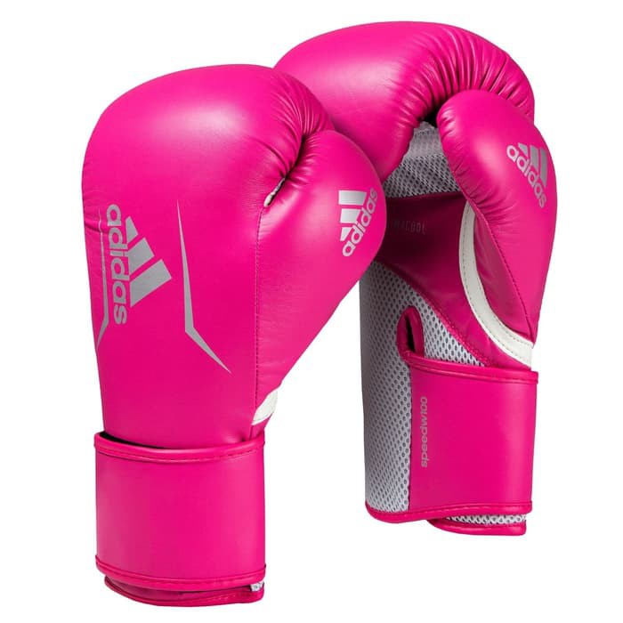 Sarung Tinju Muaythai Adidas Speed 100 Boxing Gloves Pink
