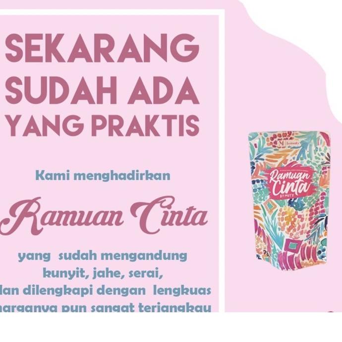 

⚡️9.9 F⚡ASH SALE⚡️ RAMUAN CINTA BY MUTY kemasan 110 gr (untuk 22x SEDUH) !!!