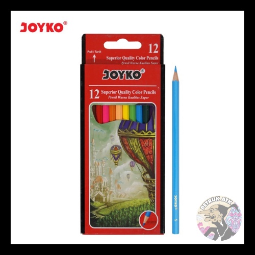 

[SET] PENSIL WARNA JOYKO CP-100 12 WARNA PANJANG