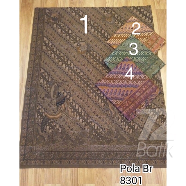 KAIN BATIK KATUN Premium Motif Parang Seling Kusumo Warna Coklat Orange Hijau 723223 Cap 72 Jarik Jarit Samping Kebat Panjang Batik Katun Modern Premium Bahan Seragam Batik Pernikahan Kantor Keluarga Murah Kamen Jadi Batik Bali Lembaran