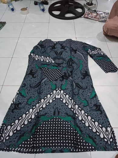 Batik Couple Keluarga - Sania Ruffle Batik Couple Ori Ndoro Semarangan Garansi Termurah Shopee Bcp