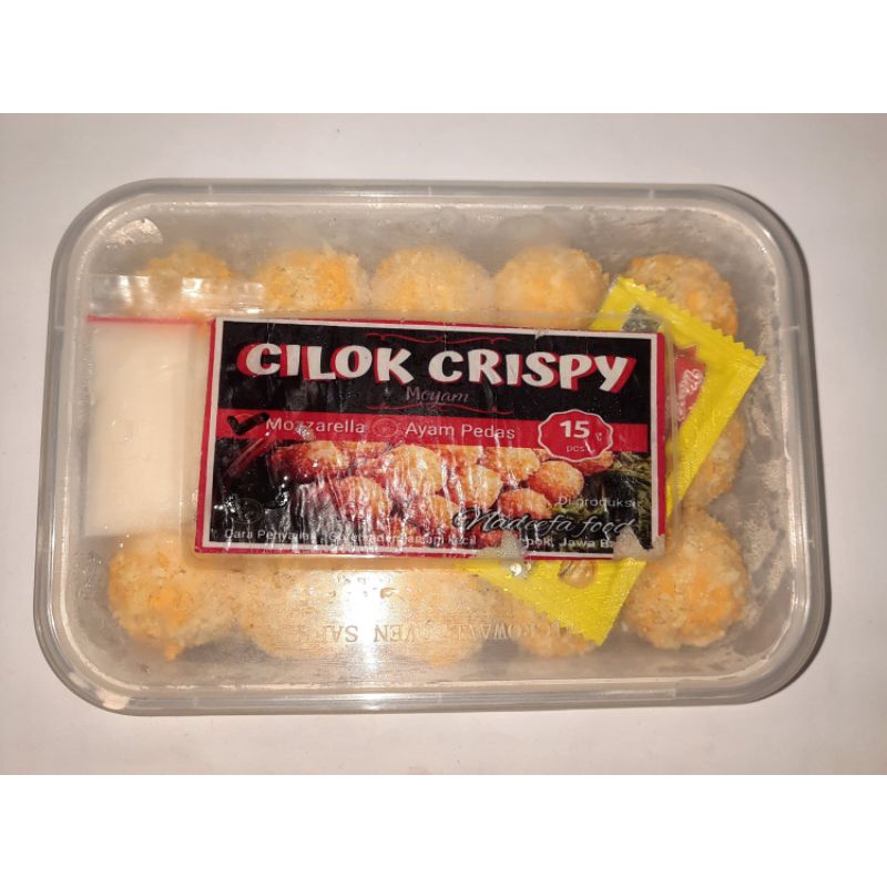 

Cilok Crispy Mozzarela Isi 15