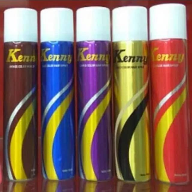 Hair spray warna kenny sementara 50ML bisa cuci best seller